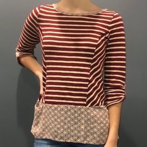 Postmark Anthropologie Striped Fairley Tunic Small